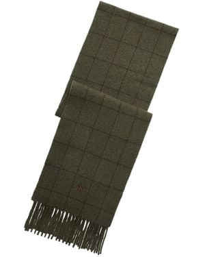 Polo Ralph Lauren Checked Scarf - Green
