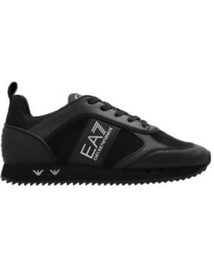 EA7 Logo Detail Trainers - Black