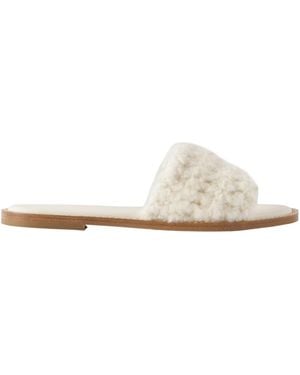 Gabriela Hearst Ballast Slippers - White