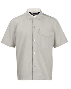 Moose Knuckles Charlesbourg Short-Sleeve Shirt - Grey