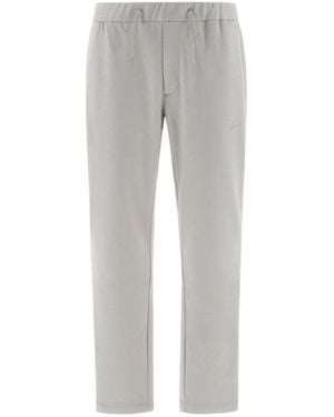 Herno Drawstring Straight-Leg Trousers - Grey