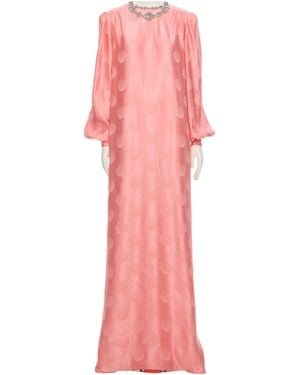 Valentino Long Sleeve Dress - Pink