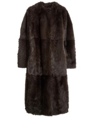 TOTEME Long-Sleeved Coat - Black