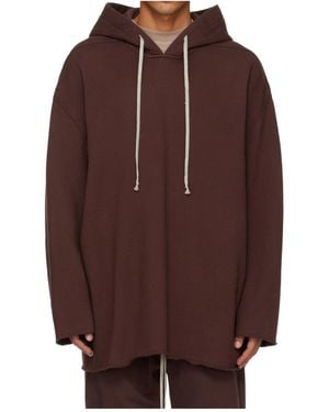 Rick Owens Concordians Peter Hoodie - Brown
