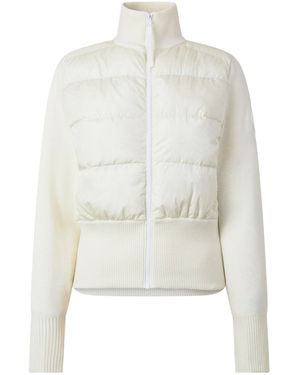 Canada Goose Stand Collar Fullzip Down Jacket - White