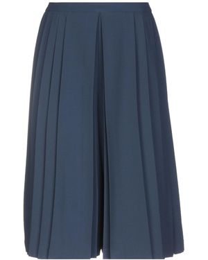 Tory Burch Solid Colour Chiffon Culottes - Blue