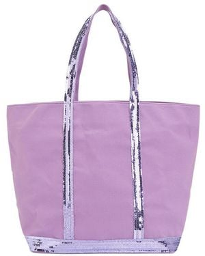 Vanessa Bruno Cabas Logo Tote - Purple