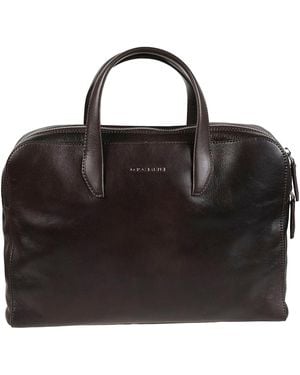 Orciani Lagoon Slim Briefcase - Black