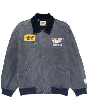 GALLERY DEPT. Velvet-Collar Mechanic Jacket - Blue