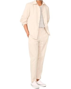 Officine Generale Long-Sleeve Button-Fastening Shirt - White