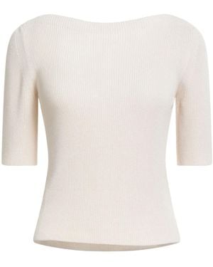 MAX&Co. Lightweight Knit Sweater - White
