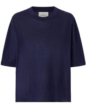 Loulou de Saison Dark Knit Top - Blue