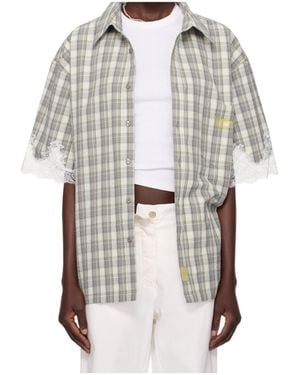 Martine Rose Lace Shirt - White