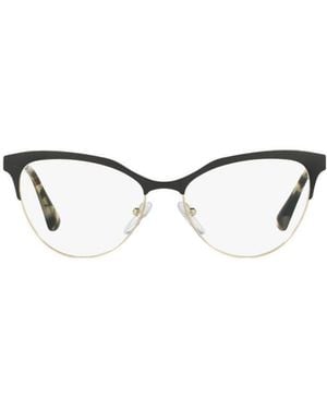 Prada Logo Flat Mirror - White