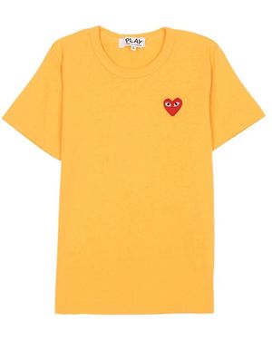Comme des Garçons Short-Sleeved T-Shirt - Yellow