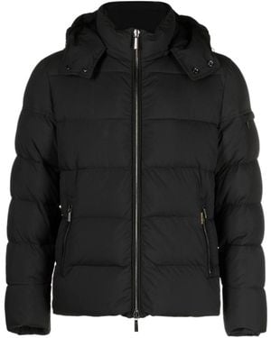 Moorer Long-Sleeved Down Jacket - Black