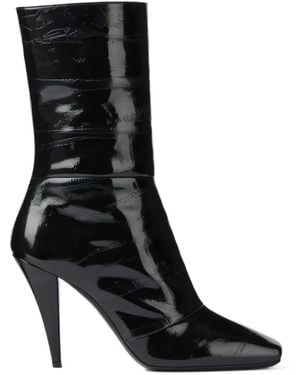 Givenchy Sliced Square Ankle Boots - Black
