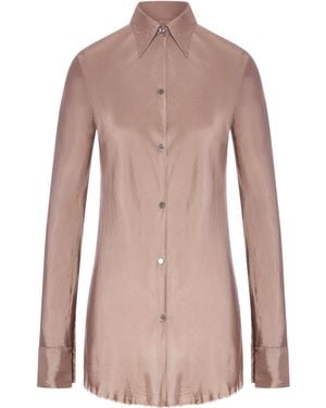 Dries Van Noten Calima Long-Sleeved Shirt - Pink