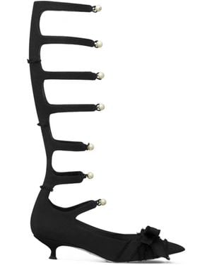 Dior Aable Heeled Boot - White