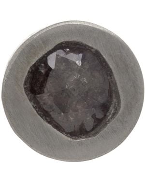 Parts Of 4 Single Stud Earring - Grey