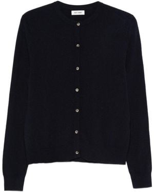 Soft Goat Crew Neck Long-Sleeved Knitwear - Blue