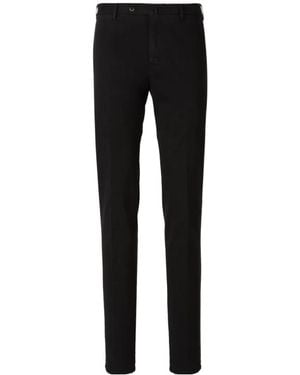 Pt Pantaloni Straight-Leg Trousers - Black