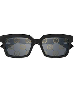 Gucci Eyewear Square Frame Sunglasses - Multicolour