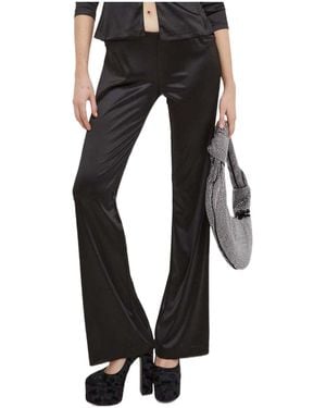 Stine Goya Plaque-Detail Pants - Black