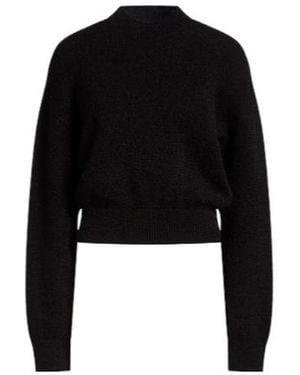 Jacquemus Light And Thin Knitted Sweater - Black