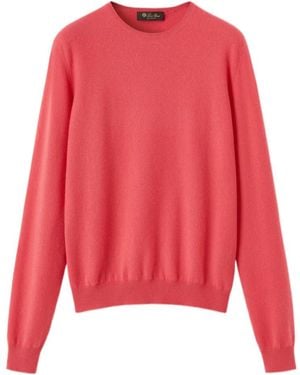 Loro Piana Sergio Crewneck Jumper - Red