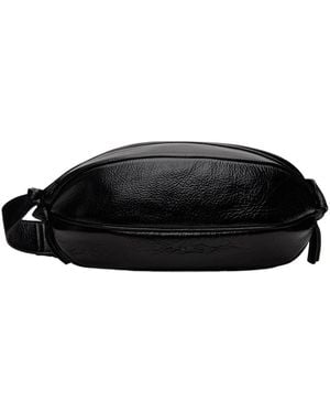 Hereu Zip-Up Shoulder Bag - Black