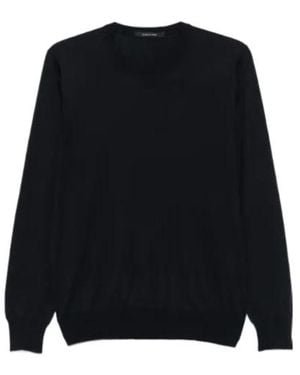Tagliatore Crew Neck Knitwear - Black