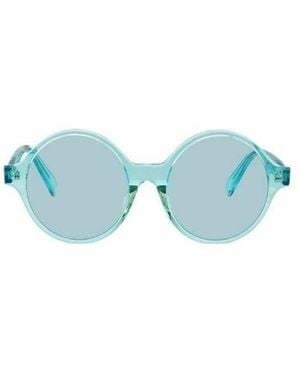Celine Logo Logo Sunglasses - Blue