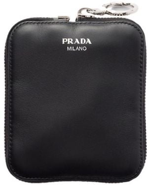 Prada Re-Nylon And Leather Foldable Mini Duffel Bag - Black
