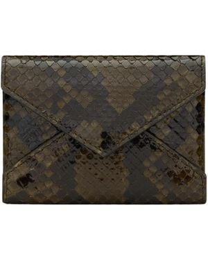 Saint Laurent Letter Card Case - Black