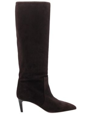 Paris Texas Classic Pointed-Toe Boots - Black