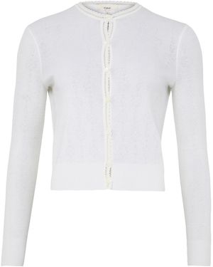Chloé Cardigan With Lace Details - White