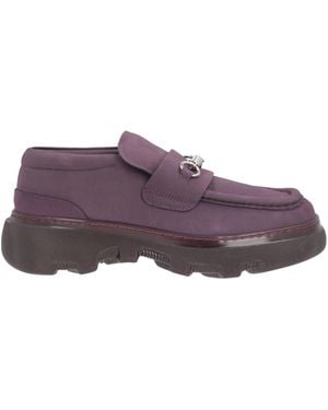 Burberry Chunky Loafers - Purple