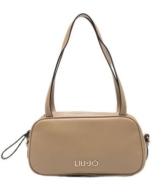 Liu Jo Logo Small Shoulder Bag - Natural