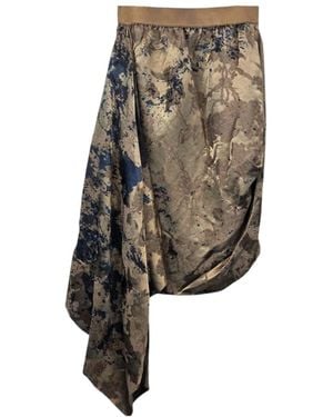 Uma Wang Elastic-Waist Skirt - Multicolour