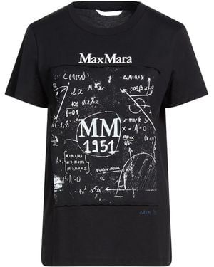 Max Mara Logo Short Sleeve T-Shirt - Black