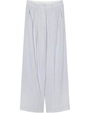 forte_forte Tailored Twill Trousers - White
