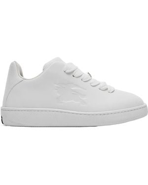 Burberry Leather Box Trainers - White