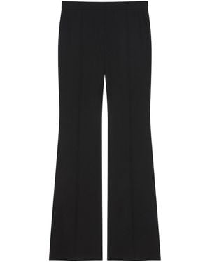 Givenchy Wool Bootcut Tailored Trousers - Black