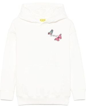 Off-White c/o Virgil Abloh Arrow Butterfly Hoodie - White