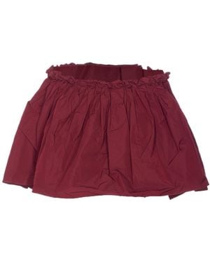 ShuShu/Tong Shushu/Tong Floral Elasticized Mini Skirt - Red