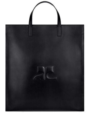 Courreges Ac Tote Bag - Black