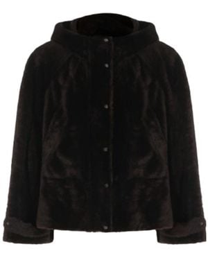 Brunello Cucinelli Hooded Jacket - Black