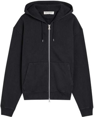 Our Legacy Hooded Cotton Sweatshirt - Black