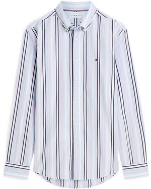 Tommy Hilfiger Striped Longsleeve Shirt - Blue